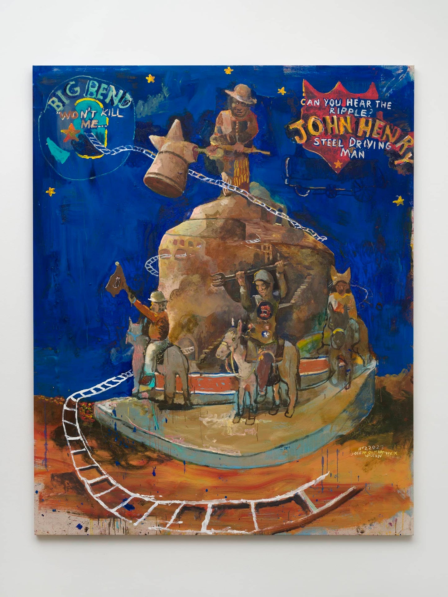 Commemoration of John Henry and His Nine Pound Big Spike Hammer