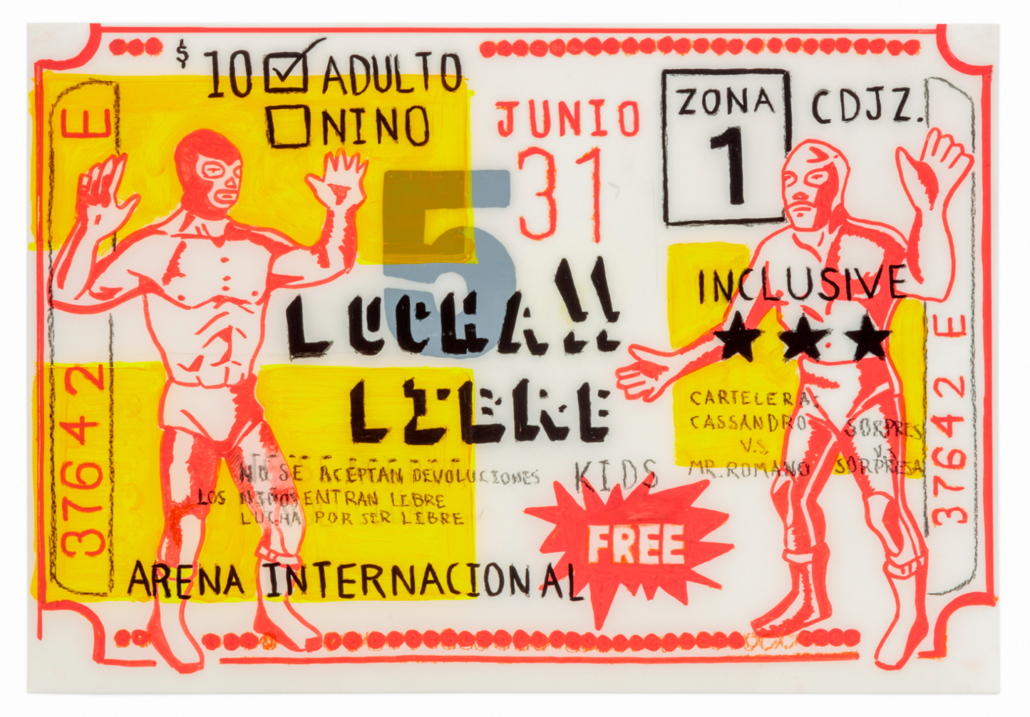 Lucha Libre Ticket